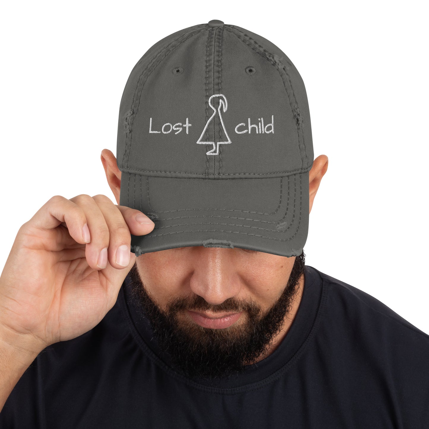 LostChild distressed-dad hat