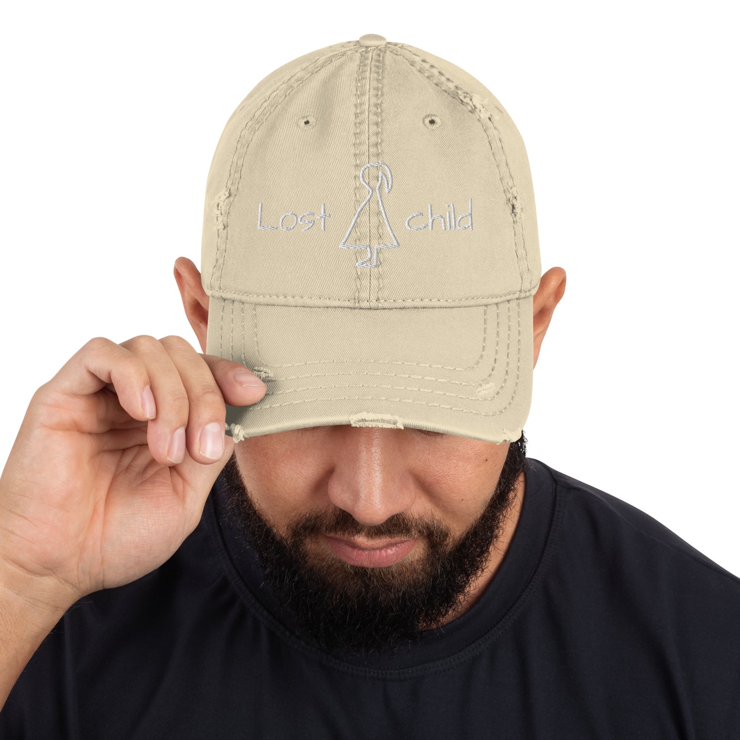 LostChild distressed-dad hat