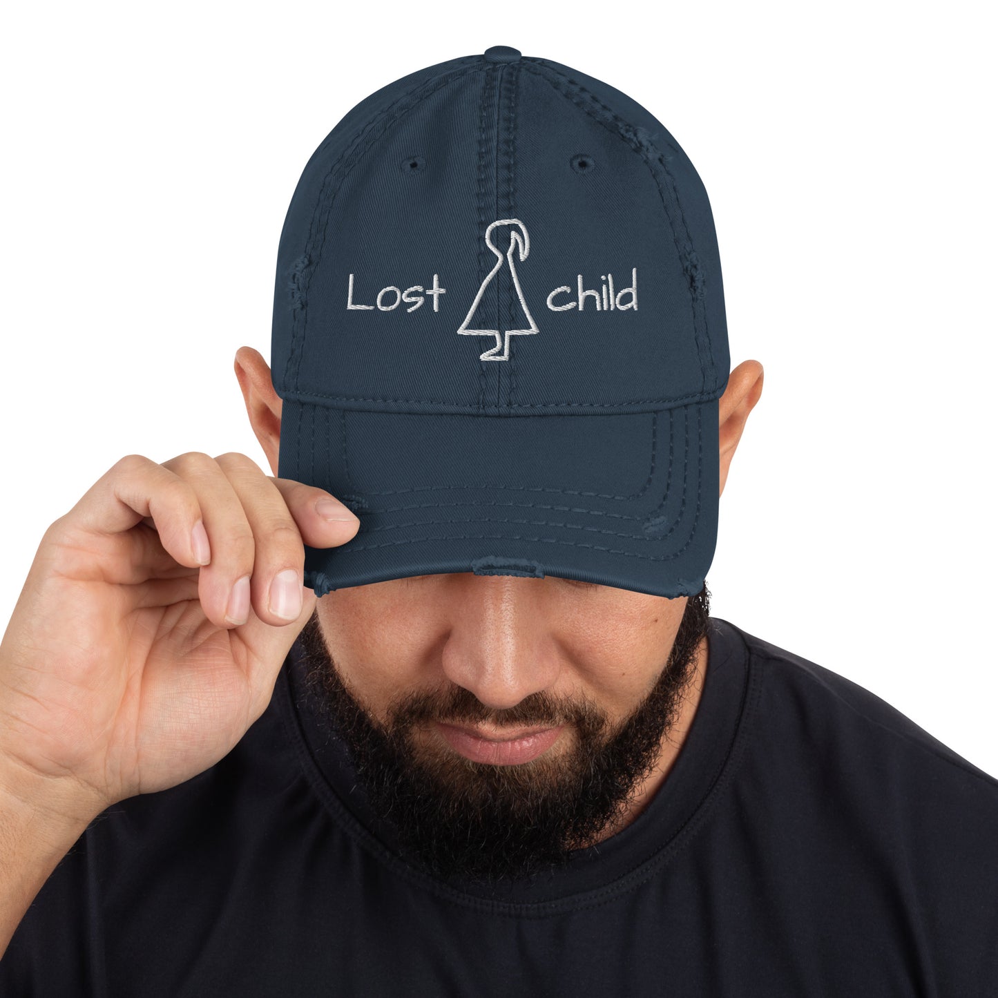 LostChild distressed-dad hat