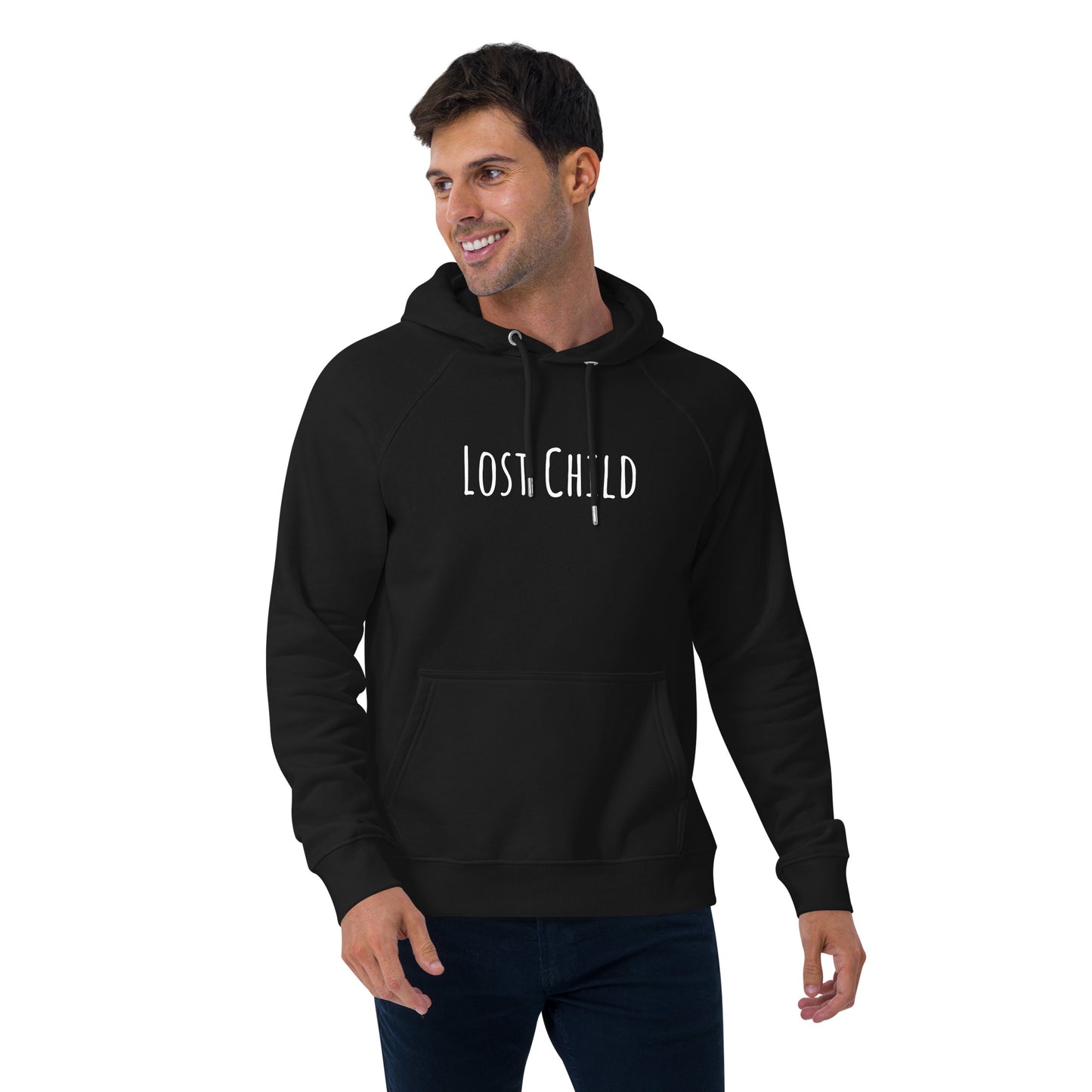 LostChild Unisex eco raglan hoodie
