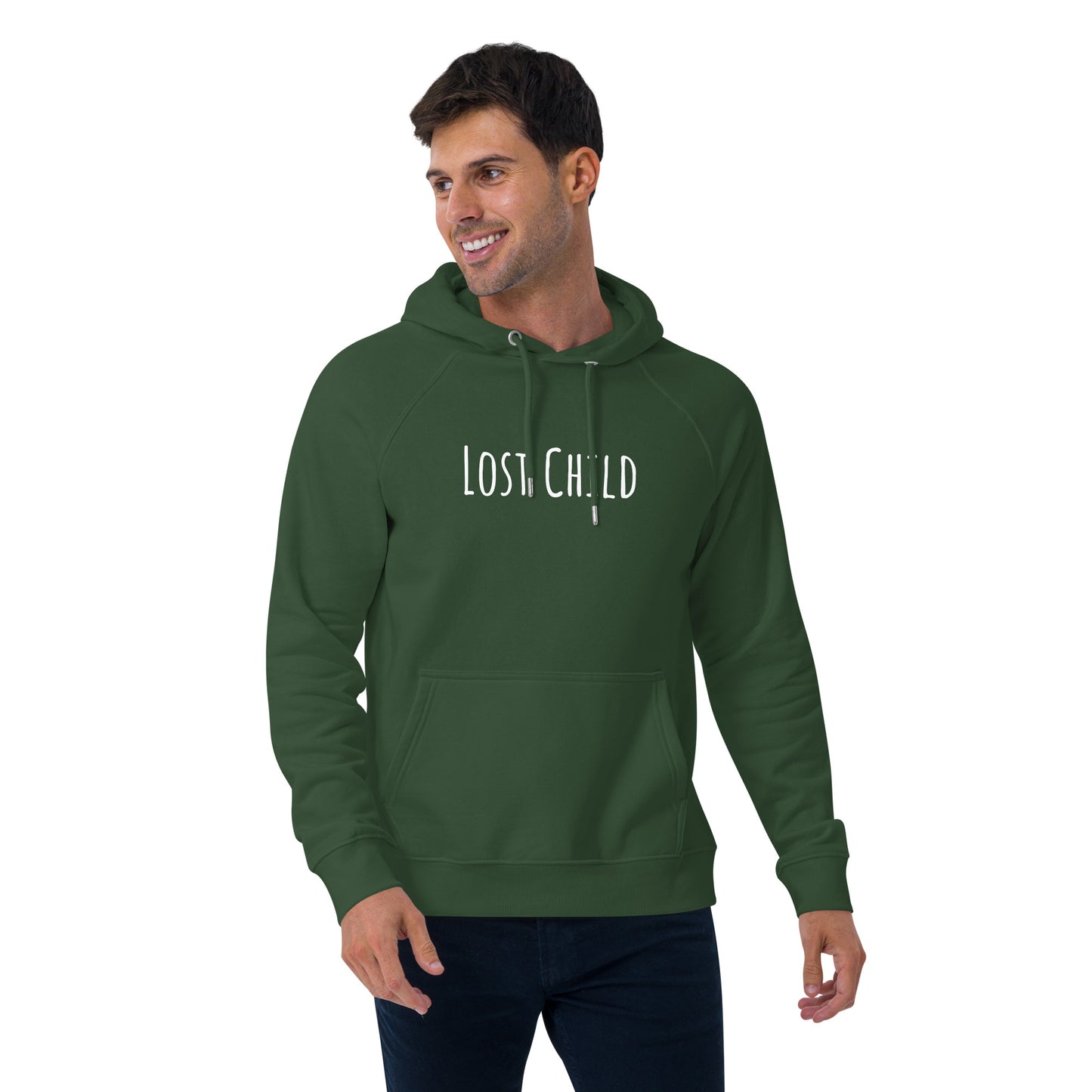 LostChild Unisex eco raglan hoodie