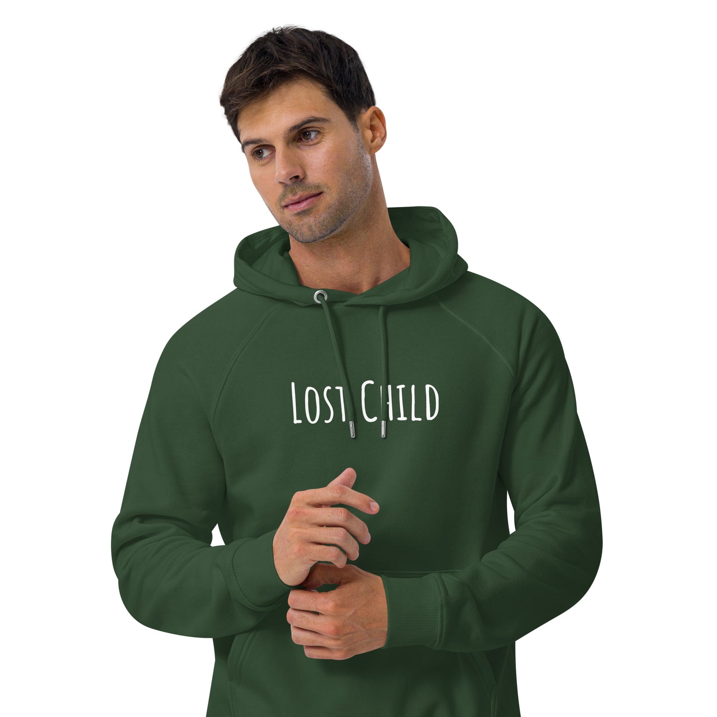 LostChild Unisex eco raglan hoodie