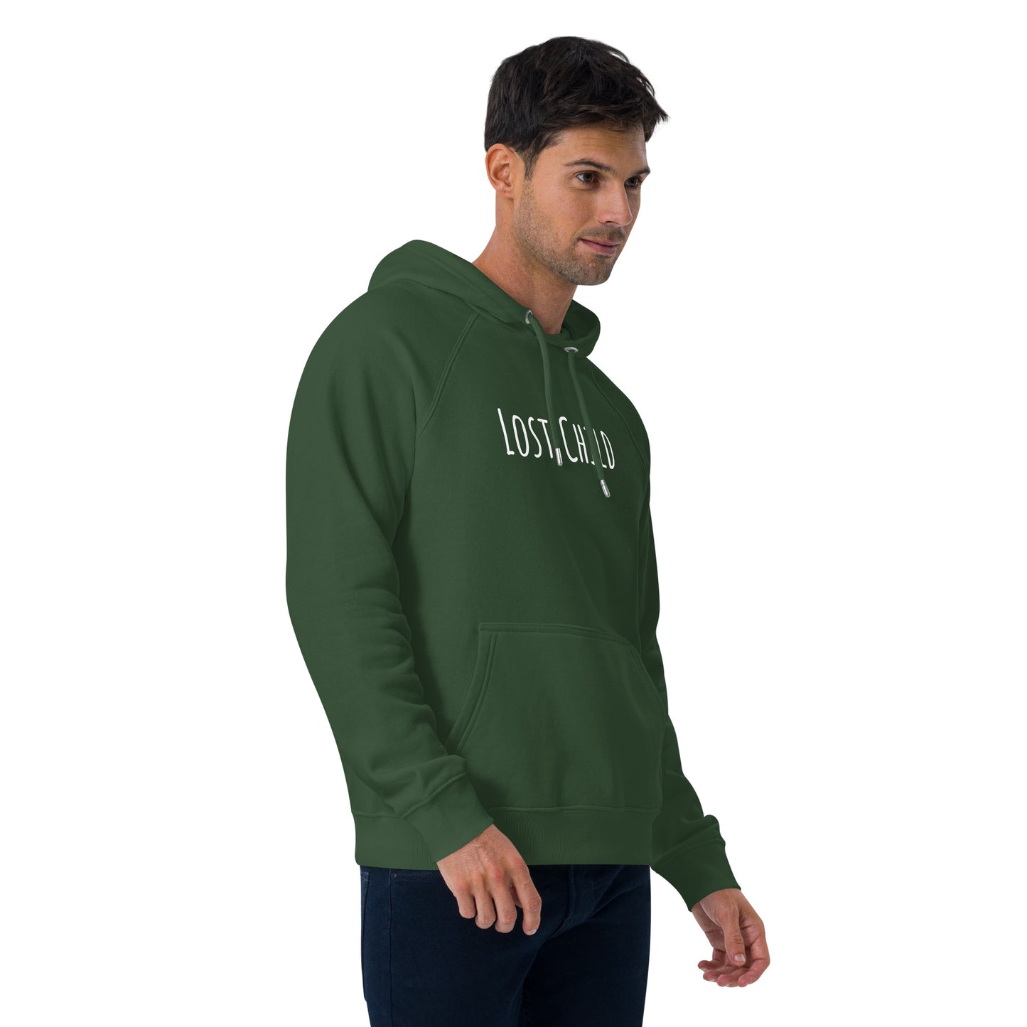 LostChild Unisex eco raglan hoodie