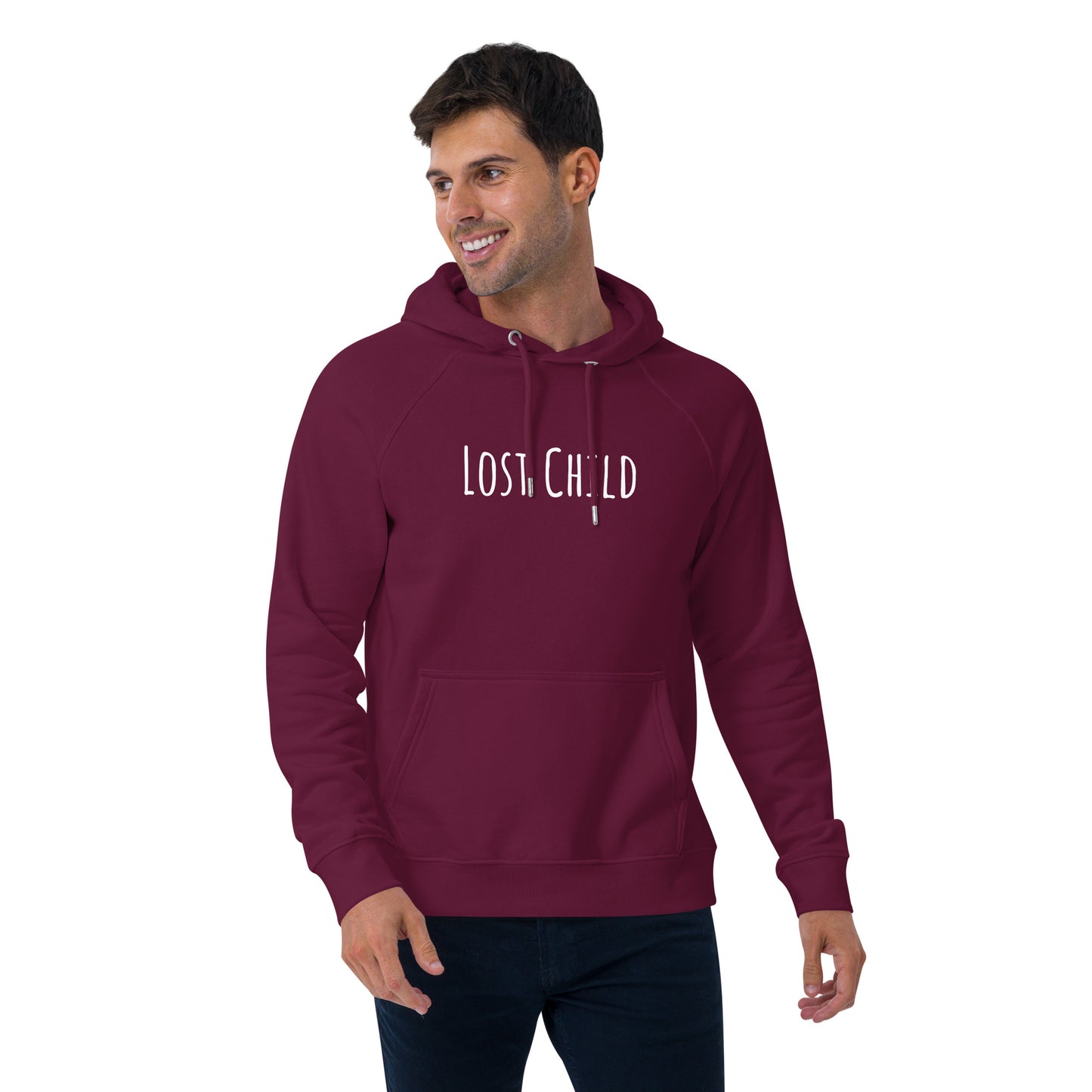 LostChild Unisex eco raglan hoodie
