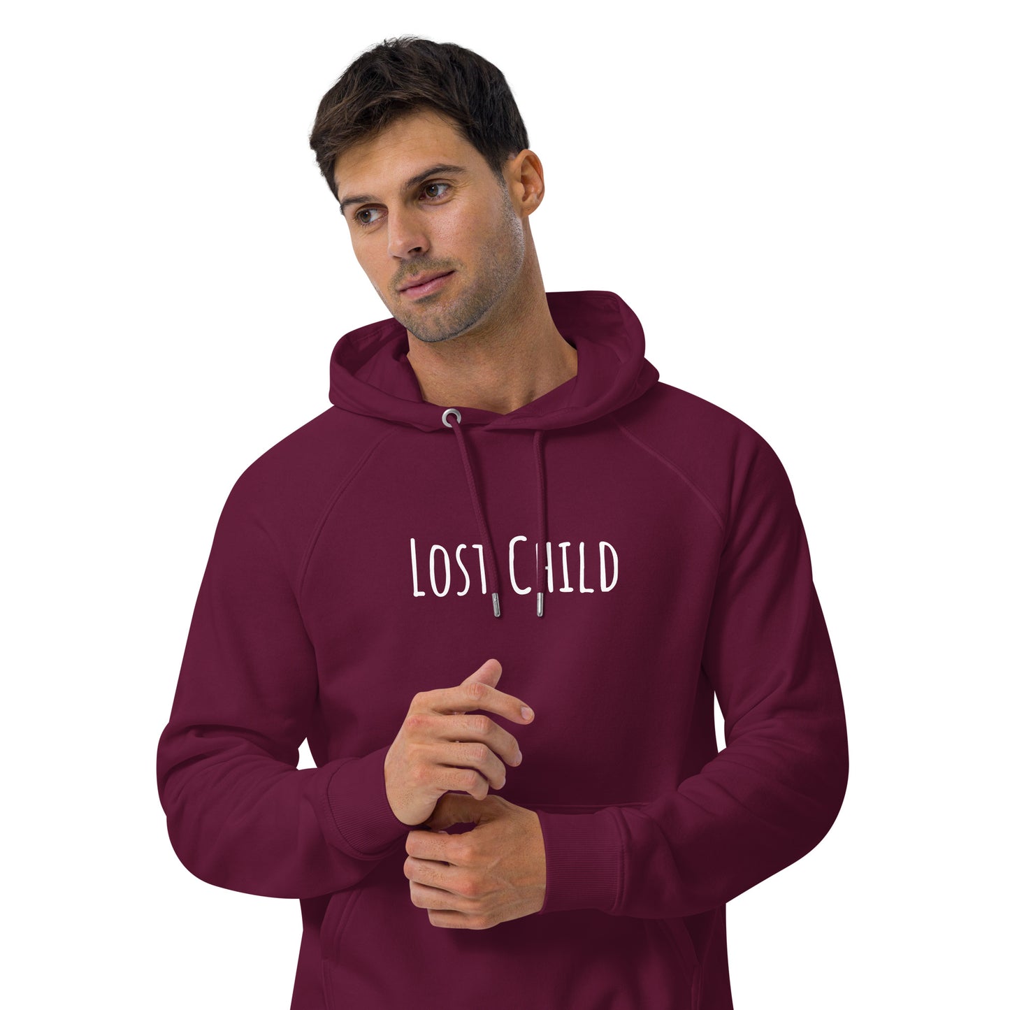LostChild Unisex eco raglan hoodie