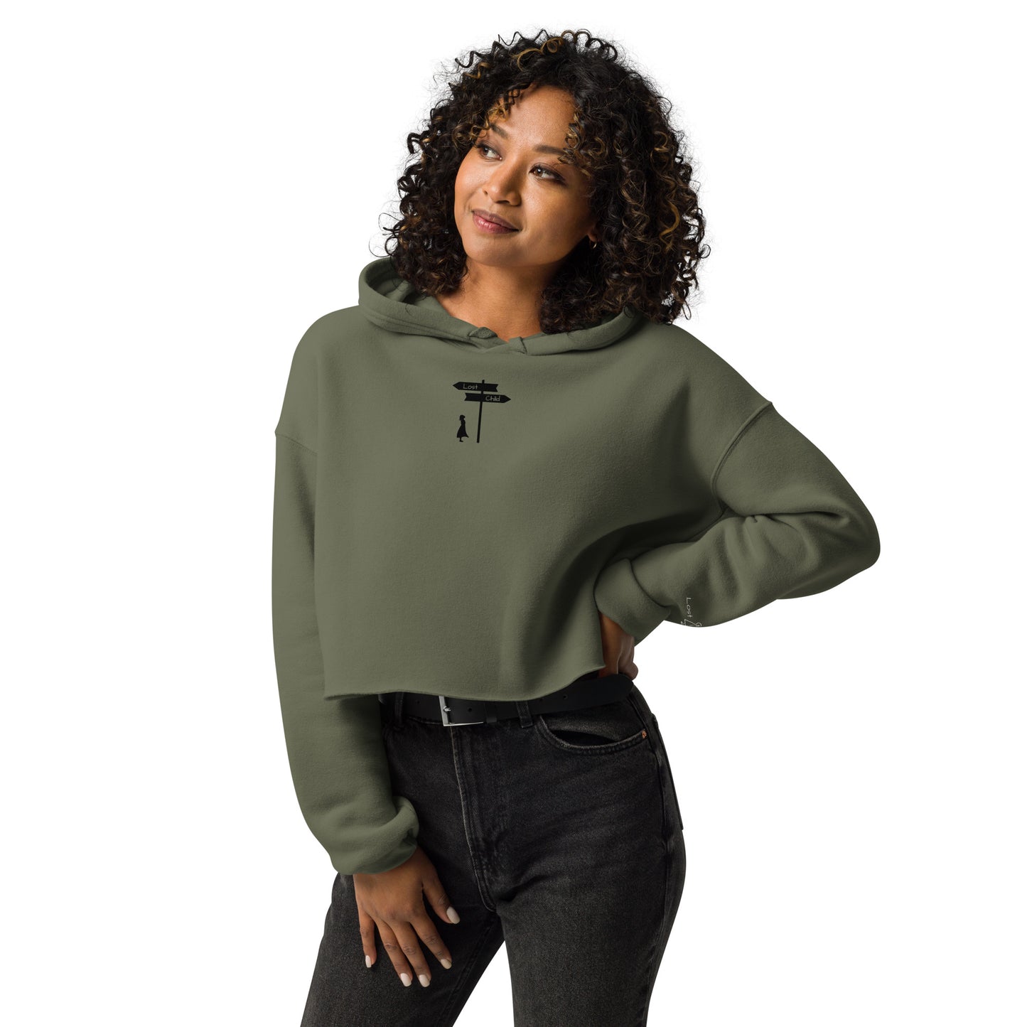 LostChild Crop Hoodie
